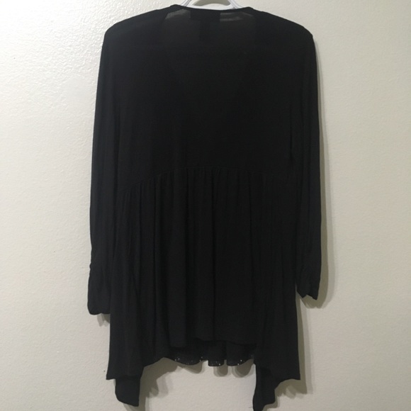 Style & Co. Black One Piece Blouse Med - Picture 6 of 6